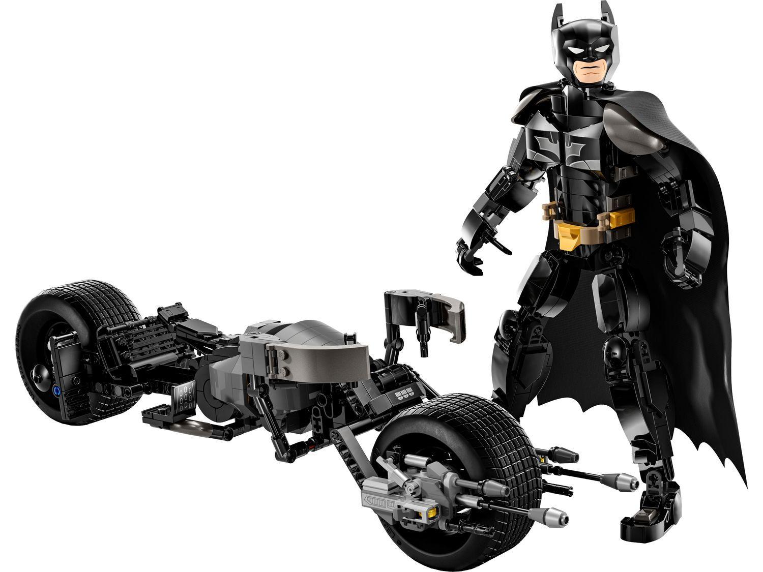 LEGO 76273 DC Comics Super Heroes Figura de Construção do Batman™ e Mota Bat-Pod (12+ anos - 713 peças)