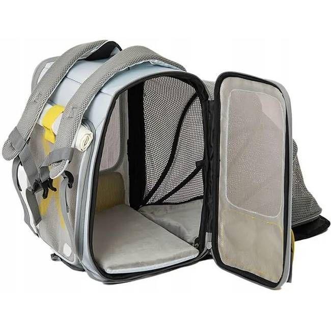 Transportadora para Animais PETKIT Breezy xZone P7703A (Tecido de malha - Cinzento) — miniatura 3