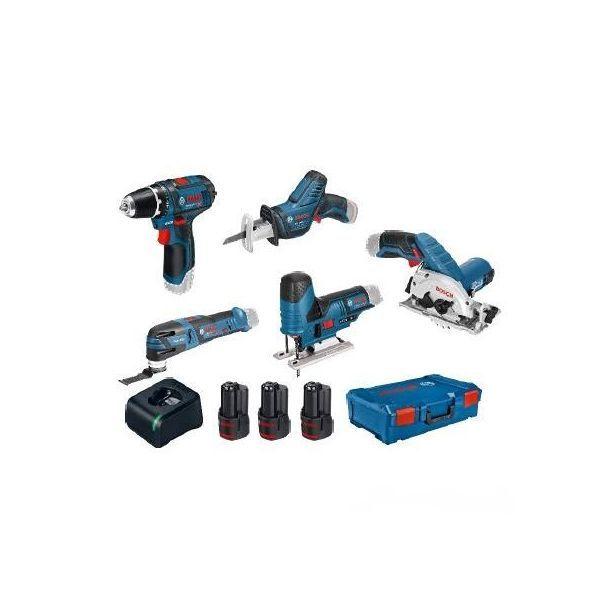 Conjunto de Ferramentas Elétricas BOSCH POWERTOOLS 0615A0017C (12 V - Iões de lítio - Azul)