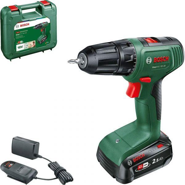Berbequim Aparafusador sem Fios BOSCH EasyDrill 18V-38 (Verde/Preto) — miniatura 2