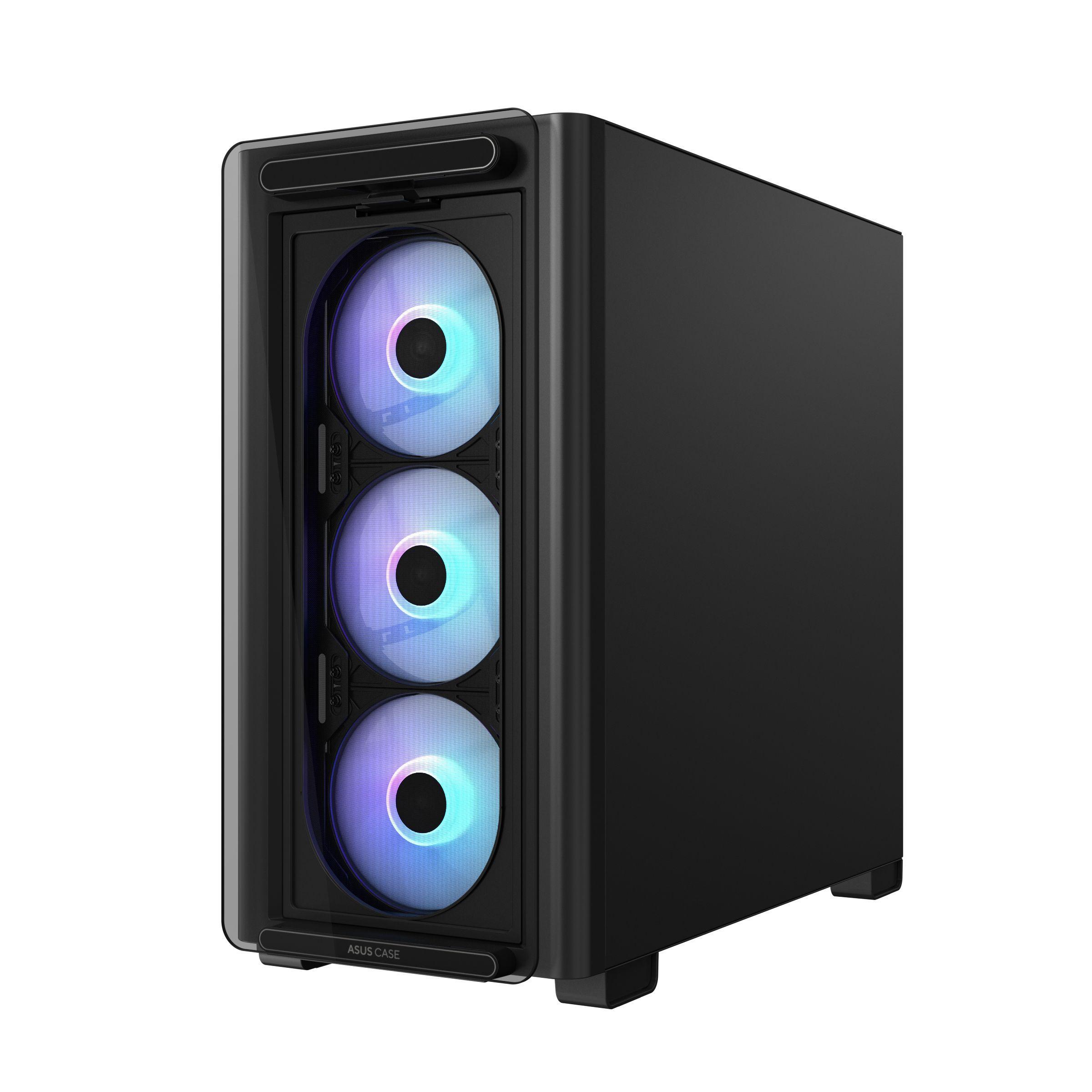Caixa Micro-ATX ASUS A23 PLUS (micro-ATX, Mini-ITX - Micro Tower - micro-ATX, Mini-ATX - Preto) — miniatura 8