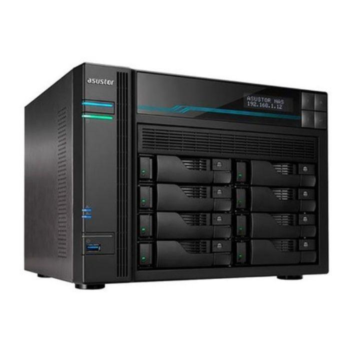 Servidor NAS ASUSTOR Lockerstor AS6508T (Serial ATA III - 8 GB - 8 baias - Preto) — miniatura 3