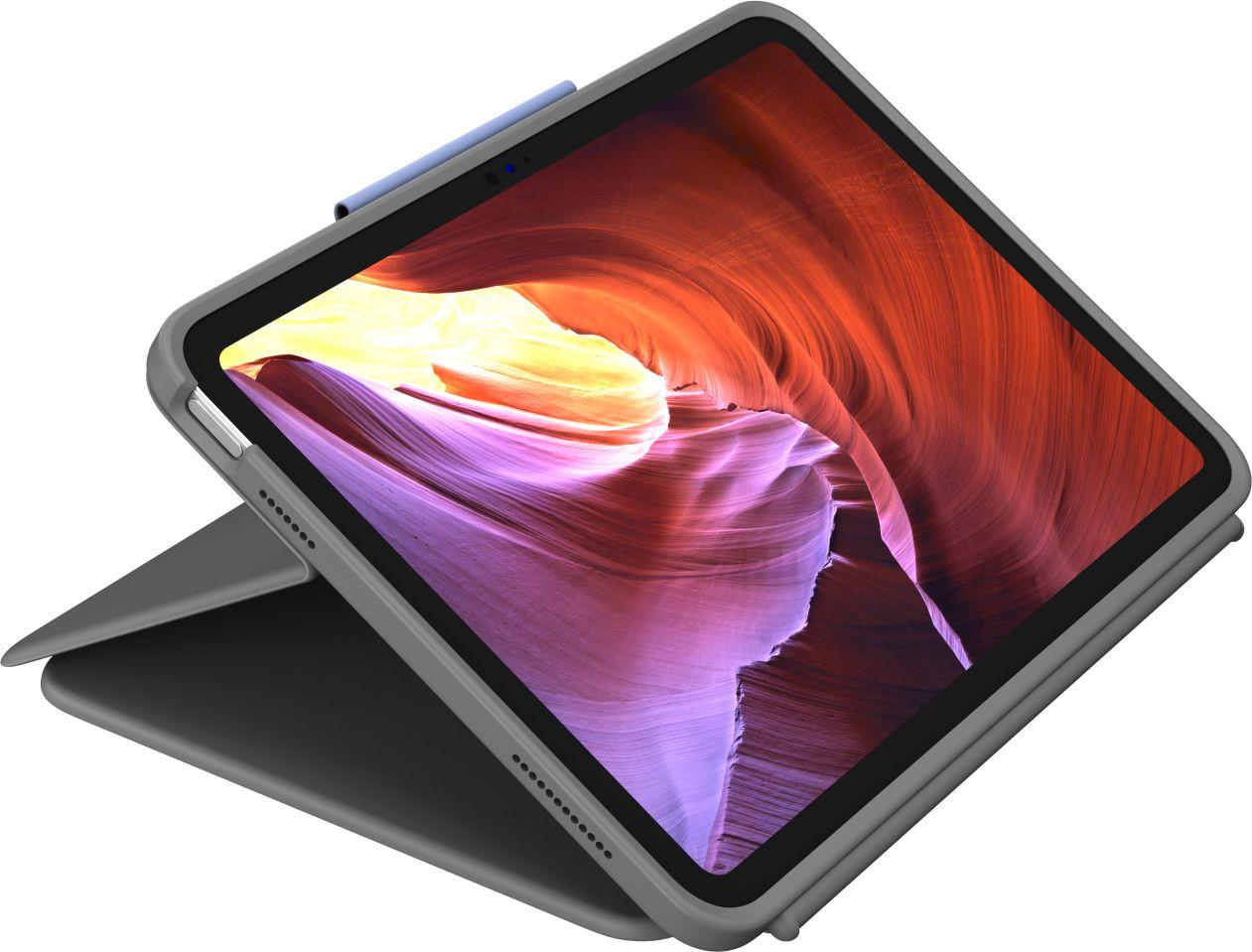 Teclado com Capa LOGITECH Rugged Folio para iPad 10.ª Geração (Acoplamento - Apple - Grafite) — miniatura 4