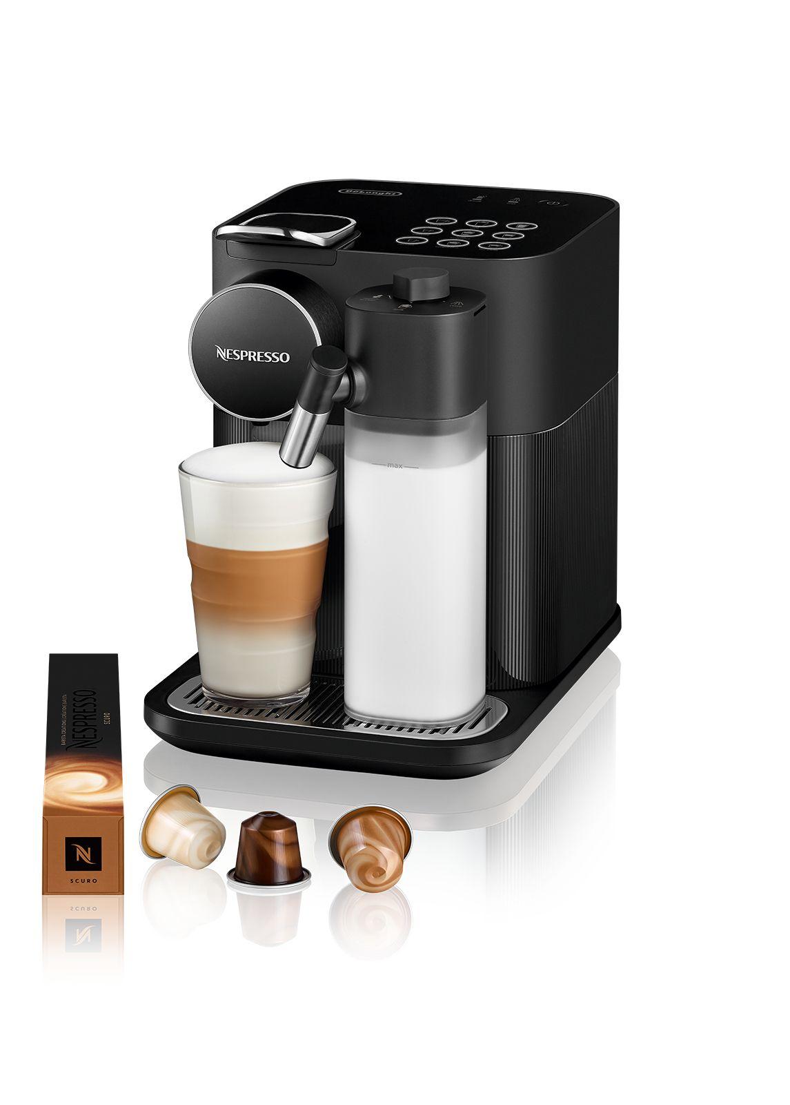 Máquina de Café de Cápsulas DELONGHI Gran Lattissima EN640.B (Cápsula de café - 1400 W - 19 bar - Preto)