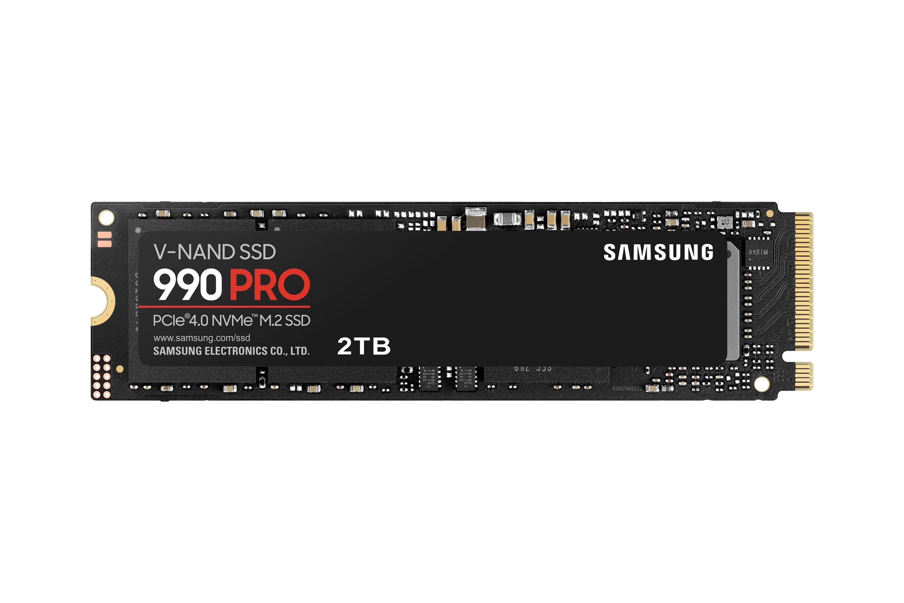 SSD SAMSUNG 990 PRO MZ-V9P2T0BW (2 TB - M.2 2280 - PCI Express 4.0 NVMe)