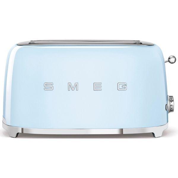 Torradeira SMEG TSF02PBEU (1500 W - 4 fatias - Aço inoxidável - Azul Pastel)