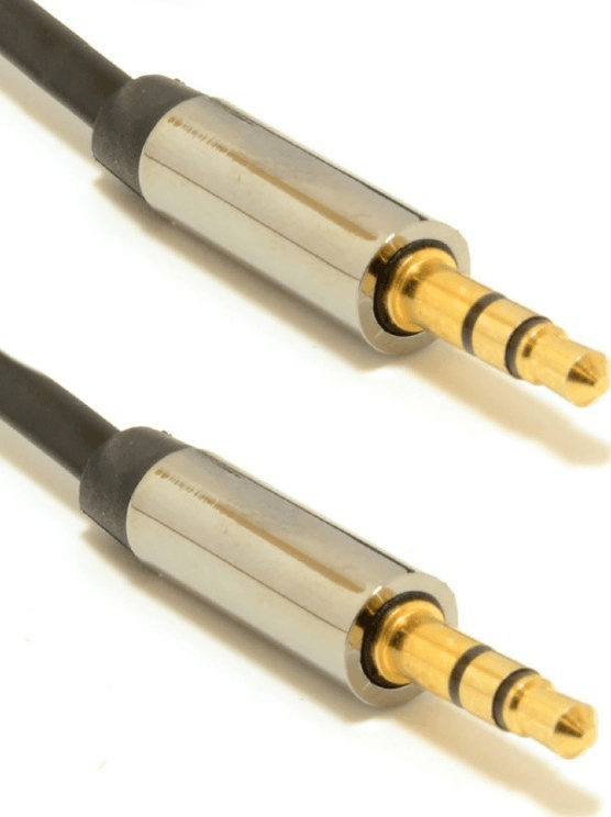 Cabo de Extensão de Áudio GEMBIRD CCAP-444-6 (Jack 3,5 mm, 1,8 m - Preto)