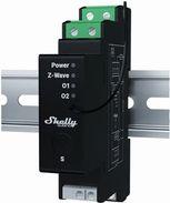 Relé para Estores SHELLY Qubino Wave Pro Shutter (Preto)