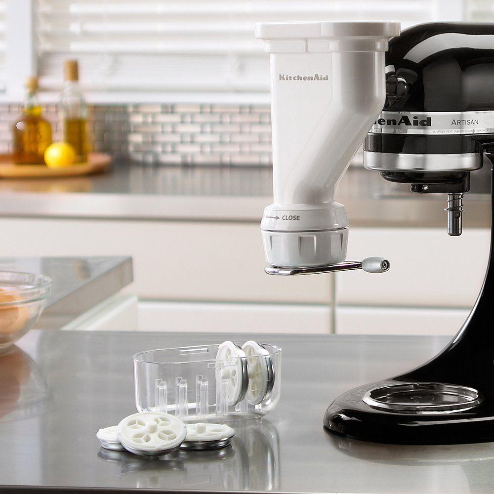 Prensa para Massa KITCHENAID 5KSMPEXTA (Cinzento e aço inoxidável) — miniatura 2