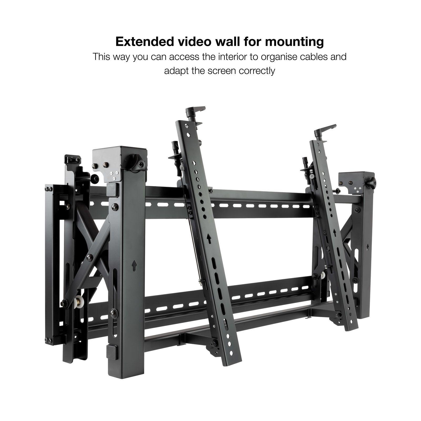 Suporte de Parede para VideoWall TOOQ TQVW5470T (54"-70" - 70 kg - Preto), miniatura 5