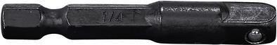 Adaptador de Pontas de Impacto MAKITA D-74740 (1/4" HEX - 50 mm - Preto)