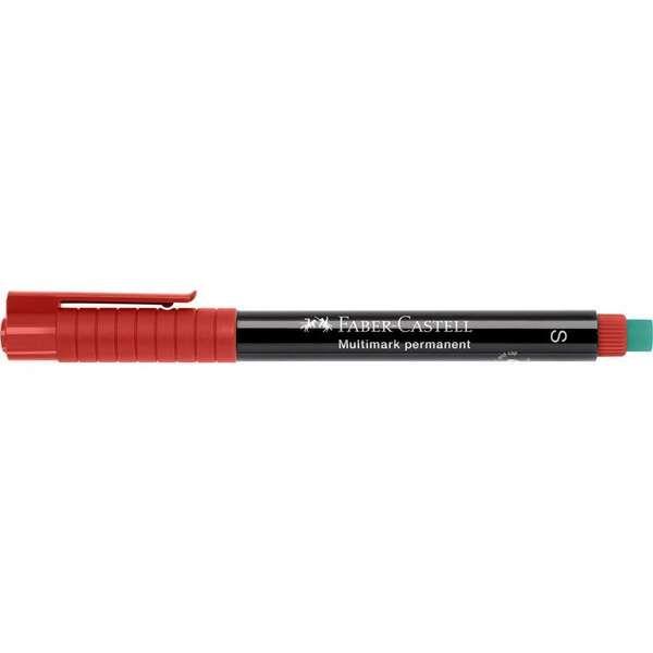 Rotulador Permanente FABER-CASTELL Multimark (Vermelho)