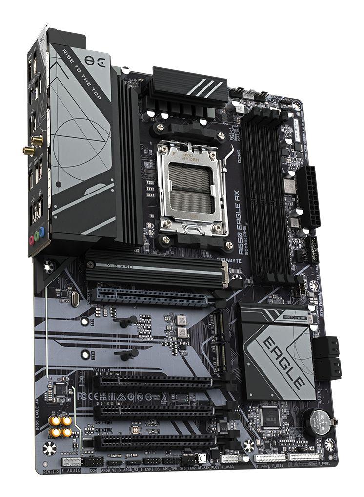 Motherboard GIGABYTE B650 EAGLE AX (AM5 - ATX - Duplo canal - Castanho) — miniatura 3