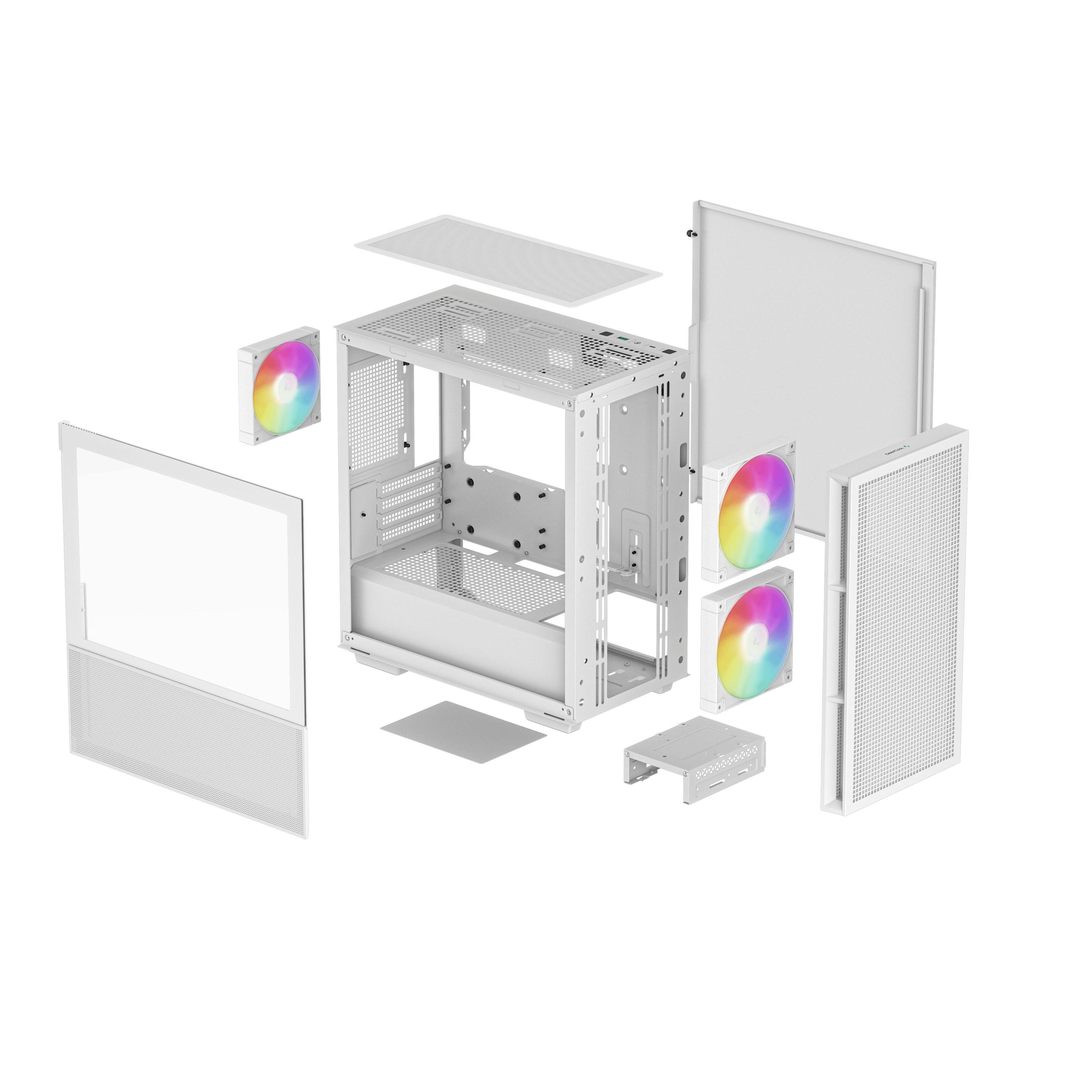 Caixa PC DEEPCOOL CH360 ARGB (Micro-ATX, Mini-ITX - ATX, PS2 - micro ATX, Mini-ITX - Branco) — miniatura 13