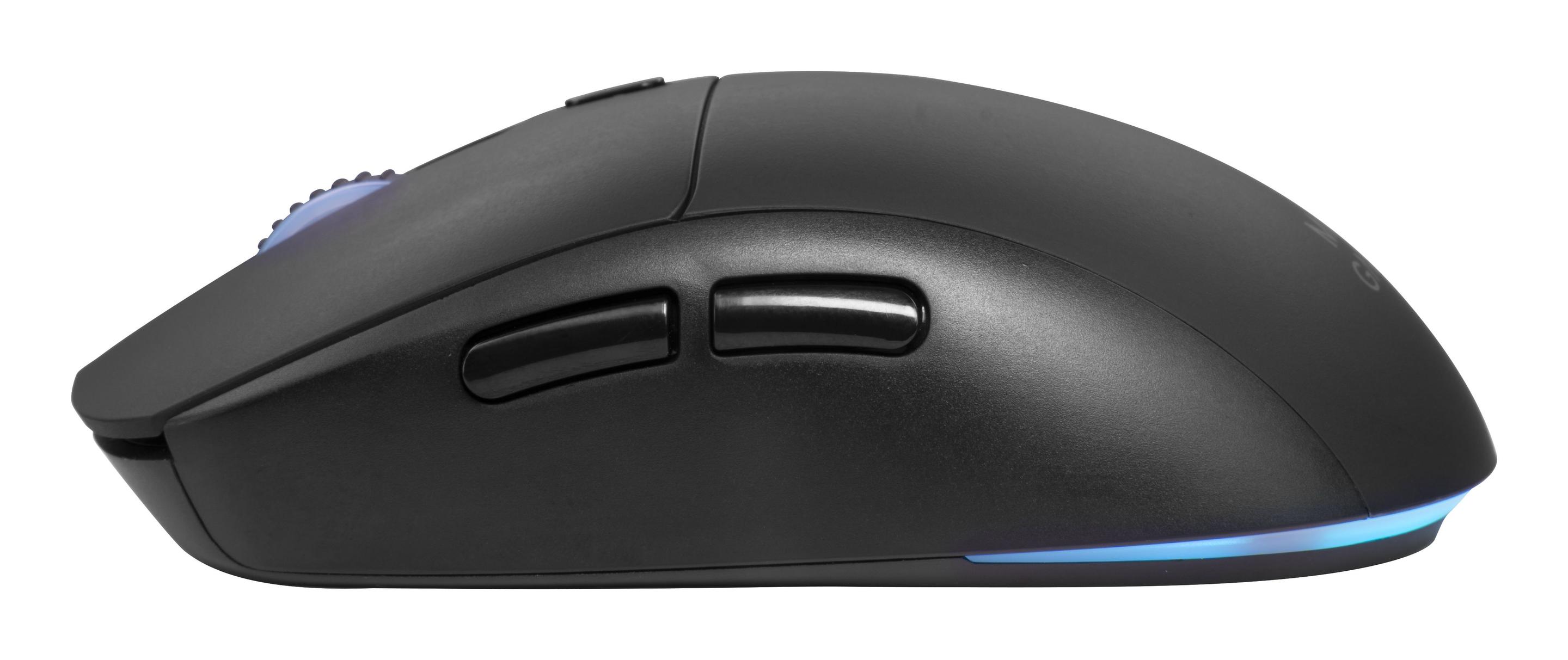 Conjunto Teclado e Rato Gaming MARS GAMING MCPWTKLES (Mão direita - Preto) — miniatura 9