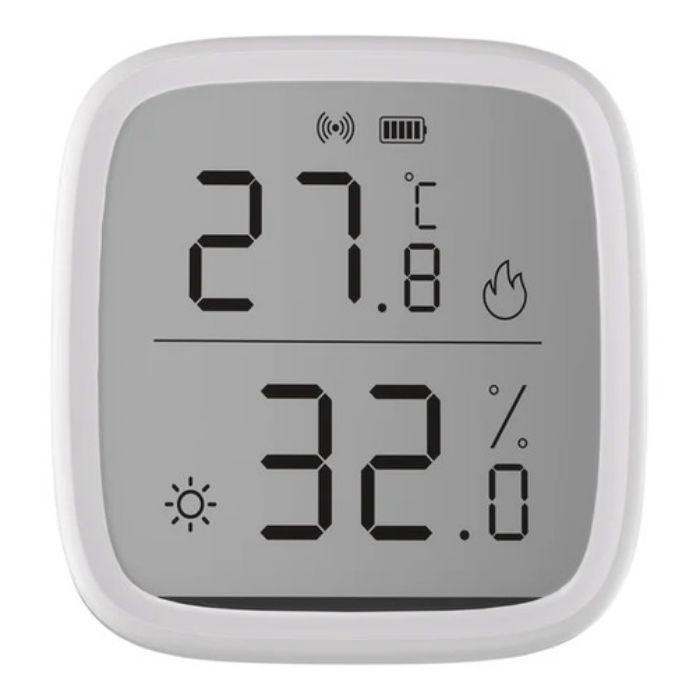 Sensor de Temperatura e Humidade SONOFF SNZB-02D (PC + LCD - 62,5 x 59,5 mm - Branco), miniatura 2