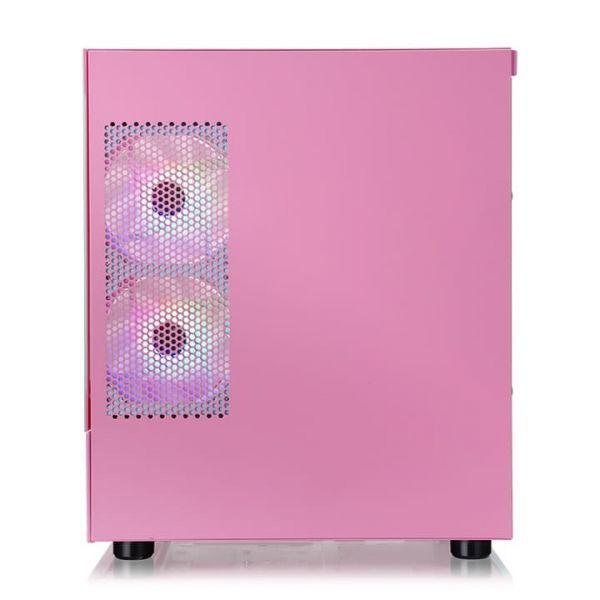 Caixa PC Micro Tower THERMALTAKE View 170 TG ARGB (micro ATX, Mini-ITX - PS2 - Micro Tower - Rosa) — miniatura 4
