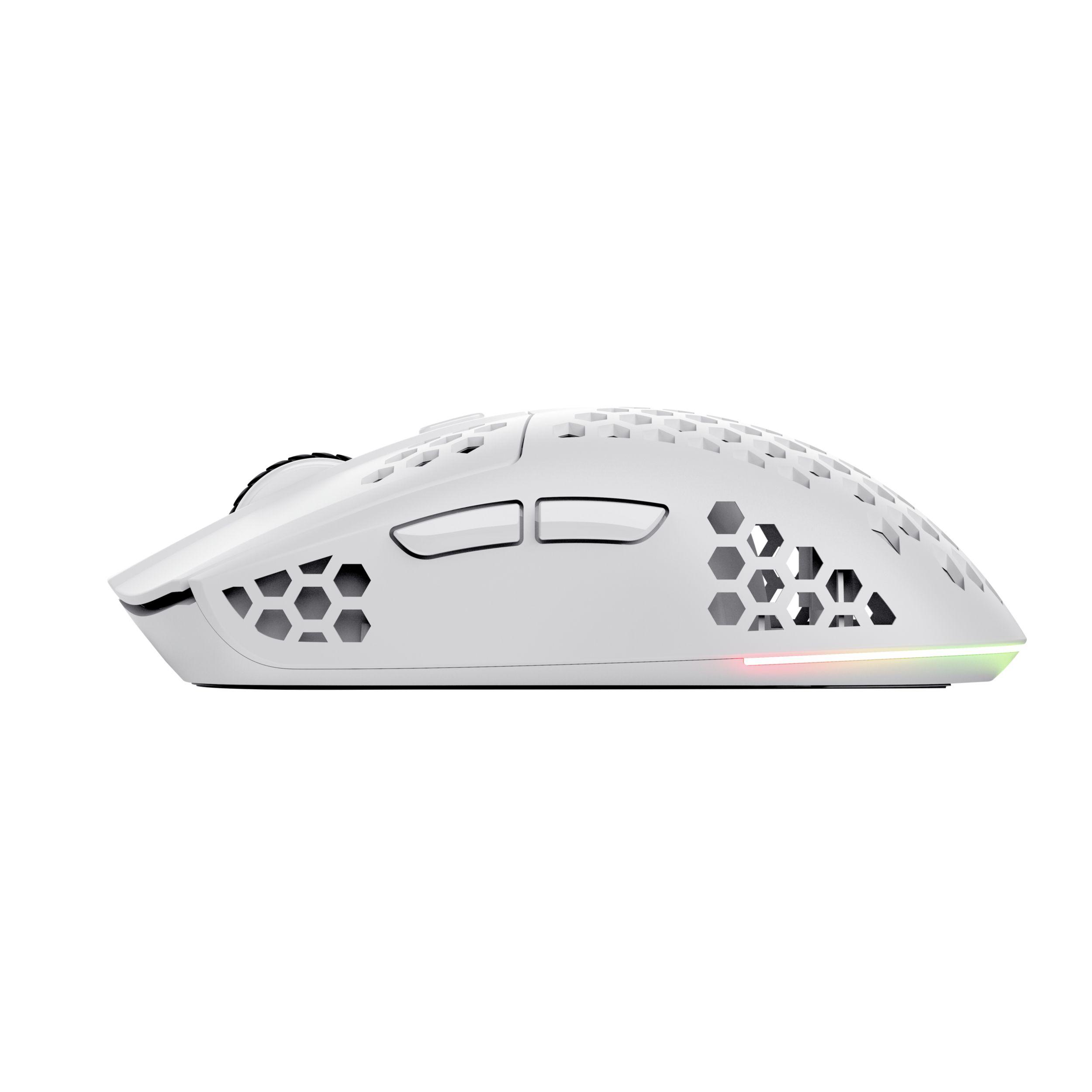 Rato TRUST GXT 929W Helox (Mão direita - 4800 DPI - Ótico - Branco) — miniatura 5