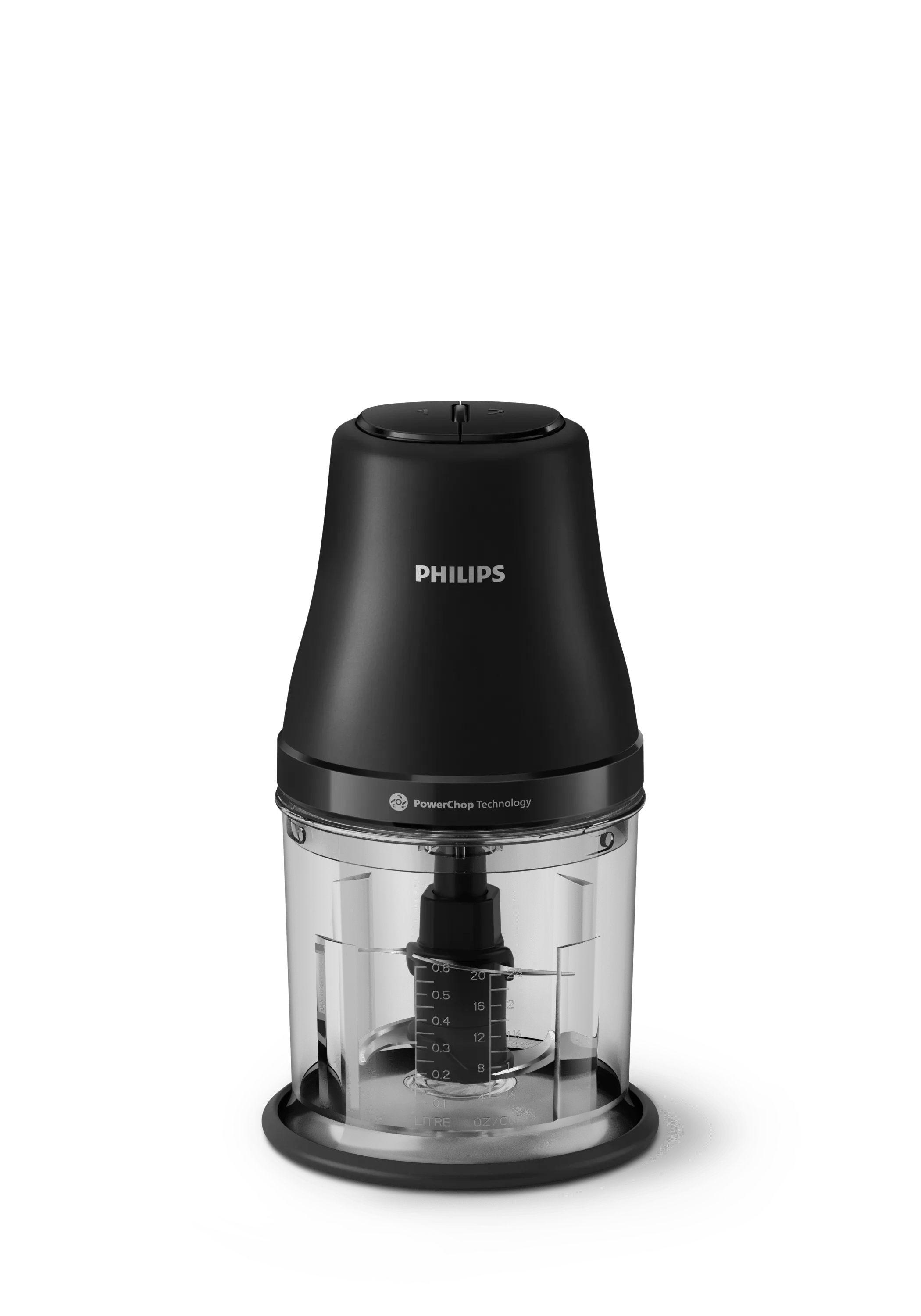 Picadora PHILIPS HR1501/00 (Altura 25,8 cm - Preto)