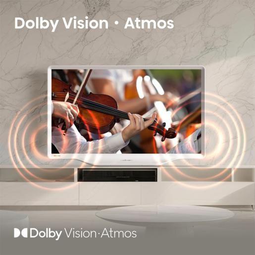 Televisão HISENSE TV 43S5Q (43" - QLED - 4K Ultra HD - Branco e Prateado), miniatura 4
