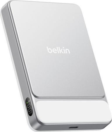Bateria Externa BELKIN UltraCharge Pro Slim Magnetic BPD022HQWH (10K - Até 30 W - Qi2, até 25 W)