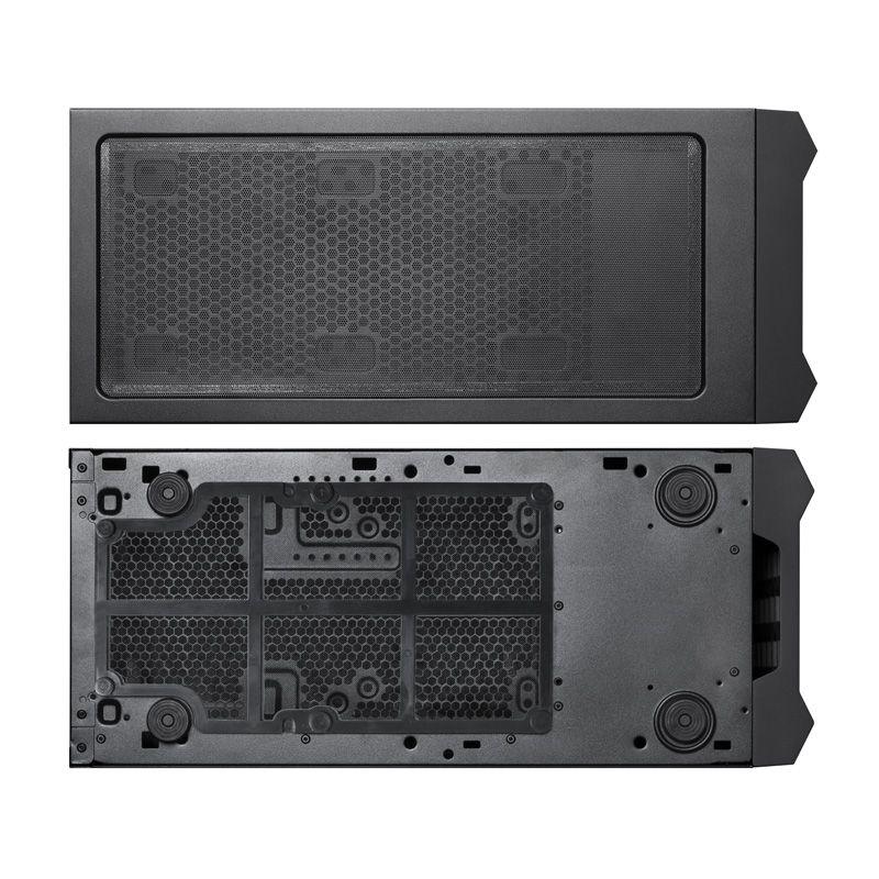 Caixa para Estação de Trabalho CHIEFTEC CW-01B-OP (ATX, Micro ATX, Mini-ITX - Tower - SPCC - Preto) — miniatura 4