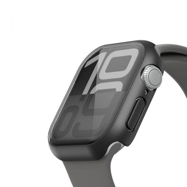 Película e Capa BELKIN TemperedCurve 2-em-1 OWA002HQBK (Apple Watch Series 10 - Vidro - Preto/Transparente) — miniatura 2