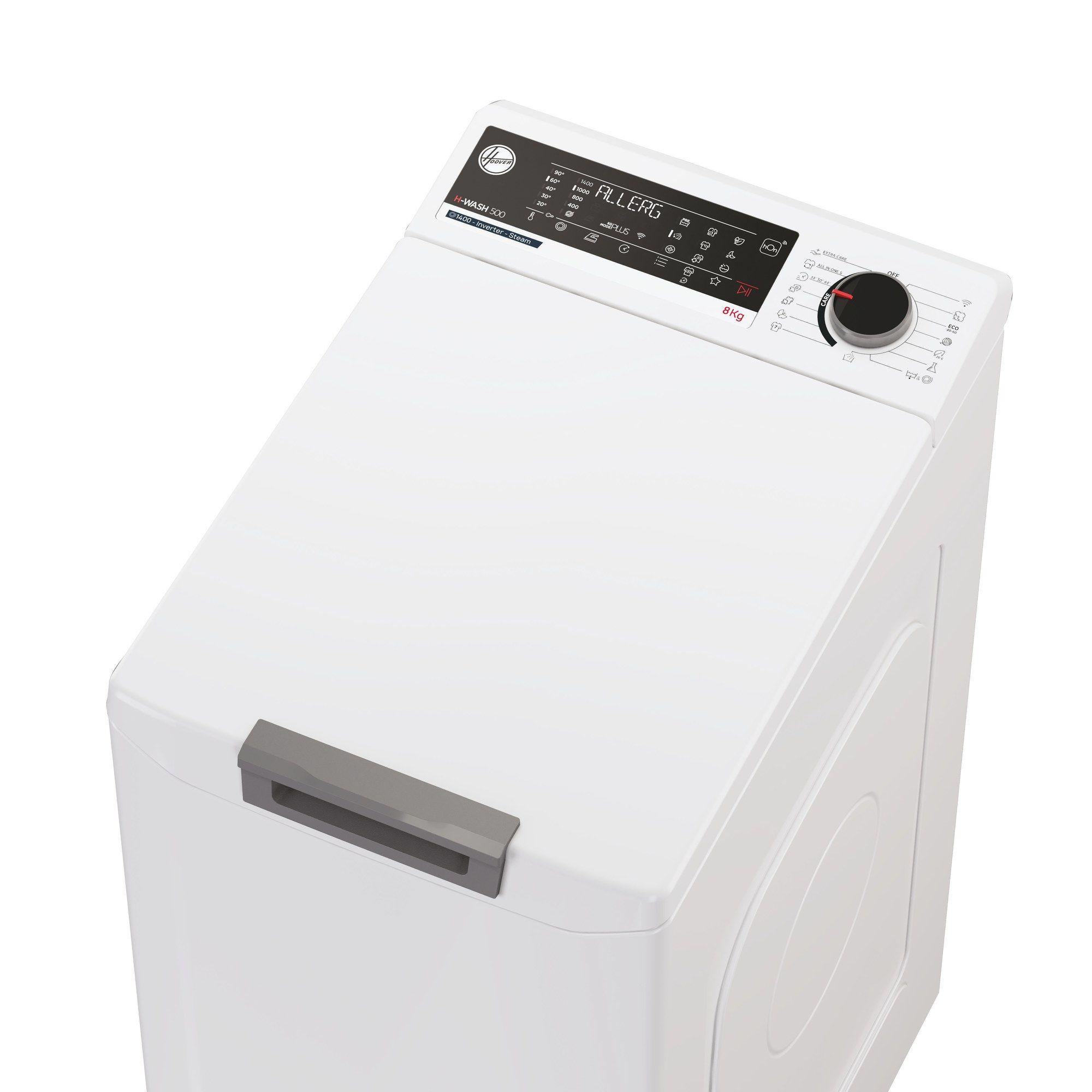 Máquina de Lavar Roupa Independente HOOVER THOS486TM4S (1400 RPM - B - C - Branco) — miniatura 3
