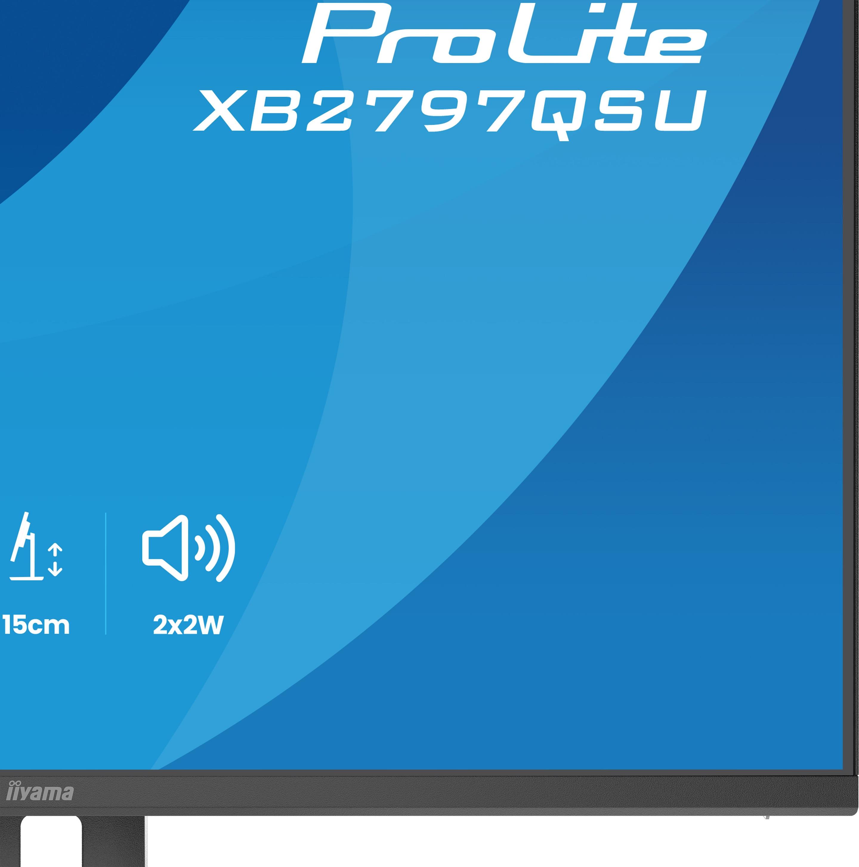 Monitor IIYAMA ProLite XB2797QSU-B1 (27" - IPS - 75 Hz - Preto) — miniatura 12