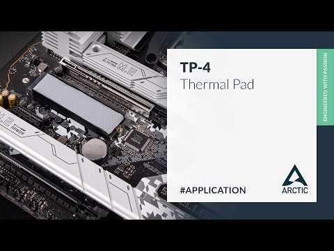 Almofada Térmica ARCTIC TP-4 (Almofada térmica - 3.4 g/cm³ - 3,4 g/cm³ - Cinzento) — miniatura 3