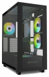 Caixa PC SHARKOON REBEL C60 (ATX, Micro ATX, Mini-ITX - 2,5" - Aço, vidro temperado - Preto)
