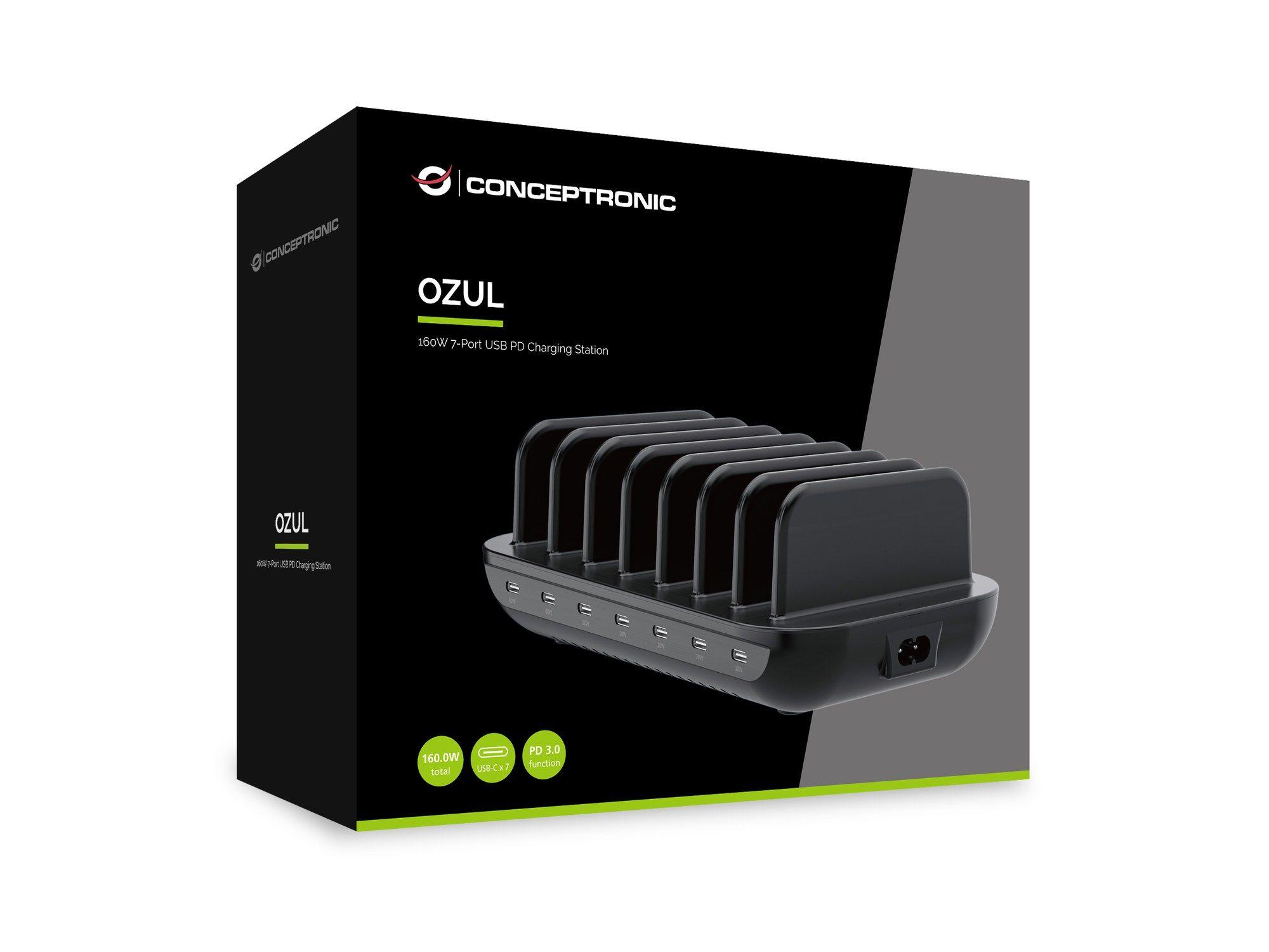 Carregador USB-C CONCEPTRONIC OZUL07B (AC, USB Type-C para USB Type-C - Universal - Preto), miniatura 5