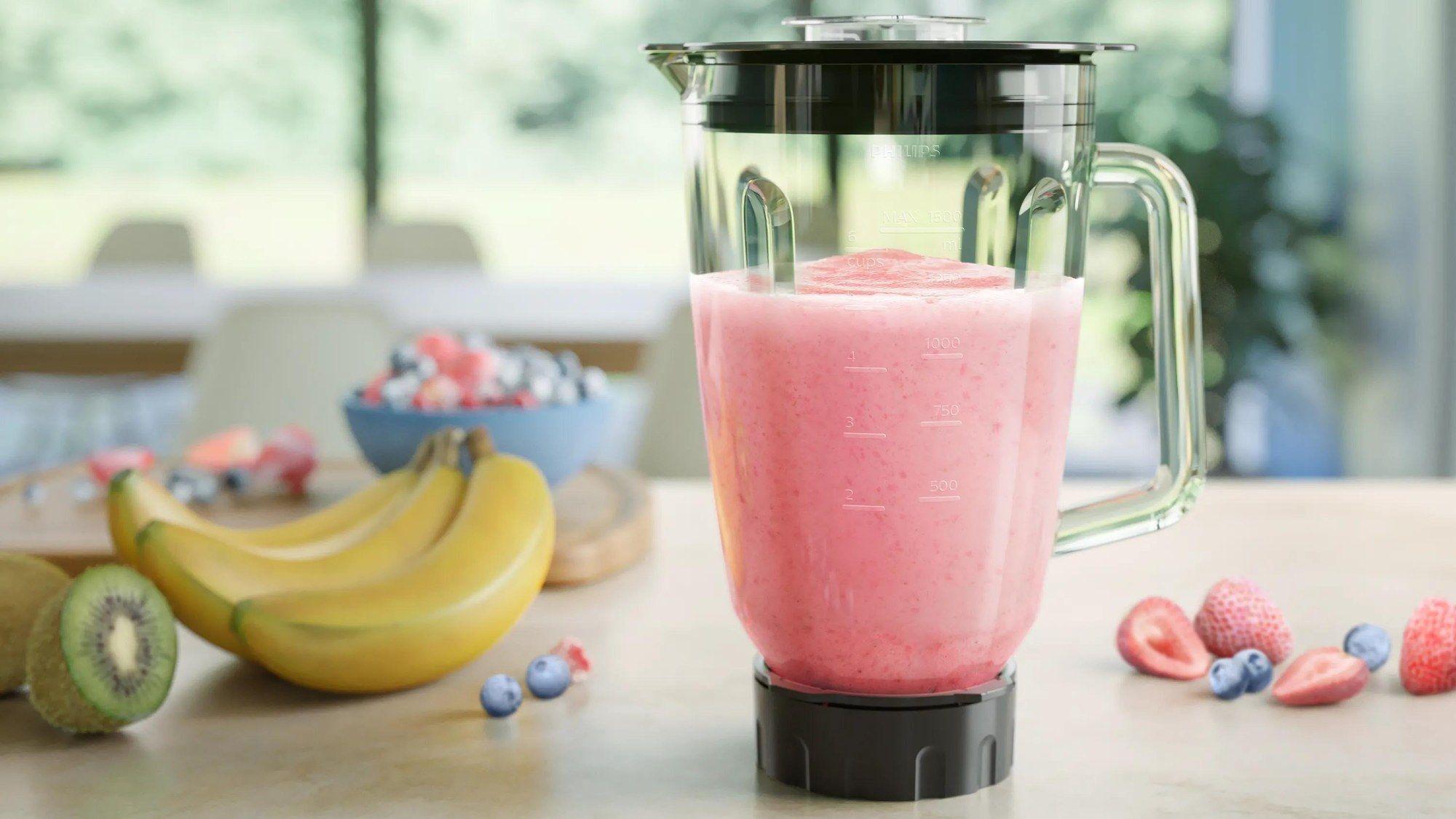 Liquidificadora PHILIPS HR3041/00 (Liquidificador - 1200 W - 21000 RPM - Antracite e Preto) — miniatura 2