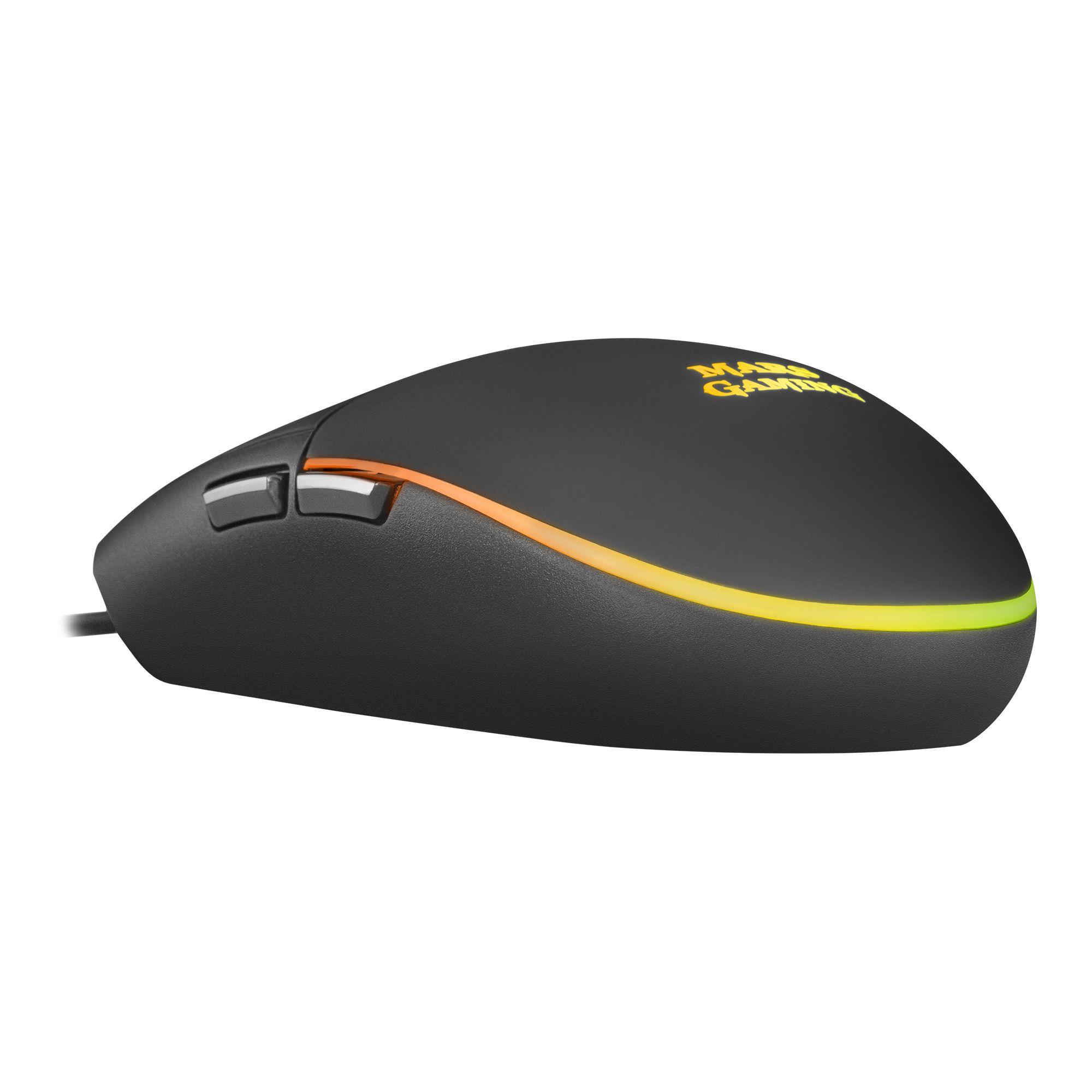Rato MARS GAMING MMG (Mão direita - 3200 DPI - Ótico - Preto) — miniatura 3