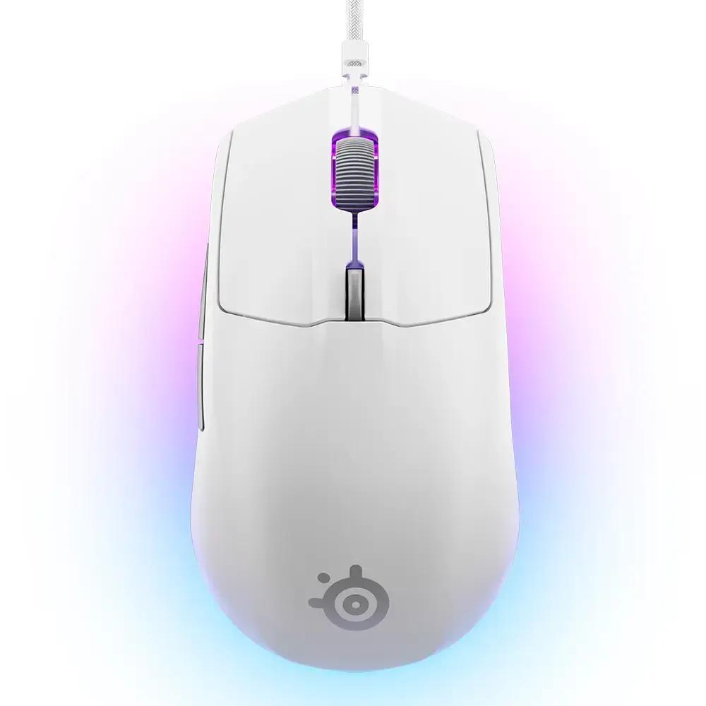 Rato STEELSERIES Rival 3 Gen 2 (Mão direita - 8500 DPI - Ótico - Branco), miniatura 2
