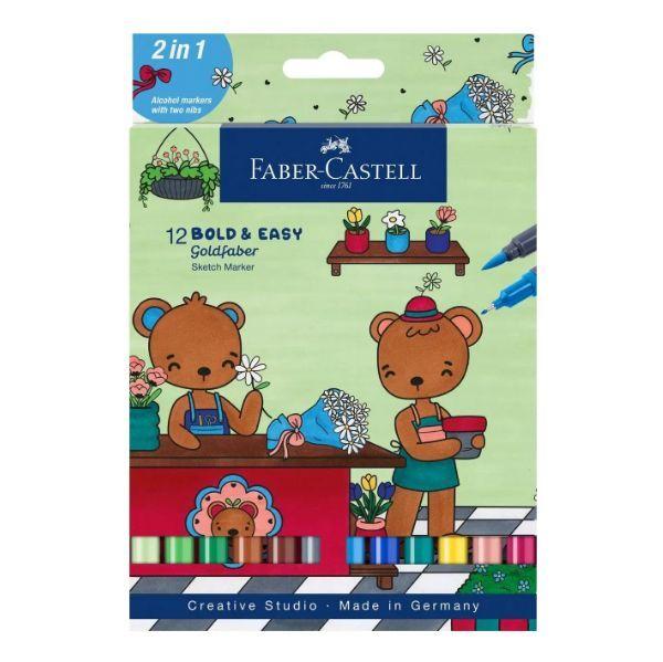 Conjunto de Marcadores de Desenho FABER-CASTELL FC-164815 (Multicor)