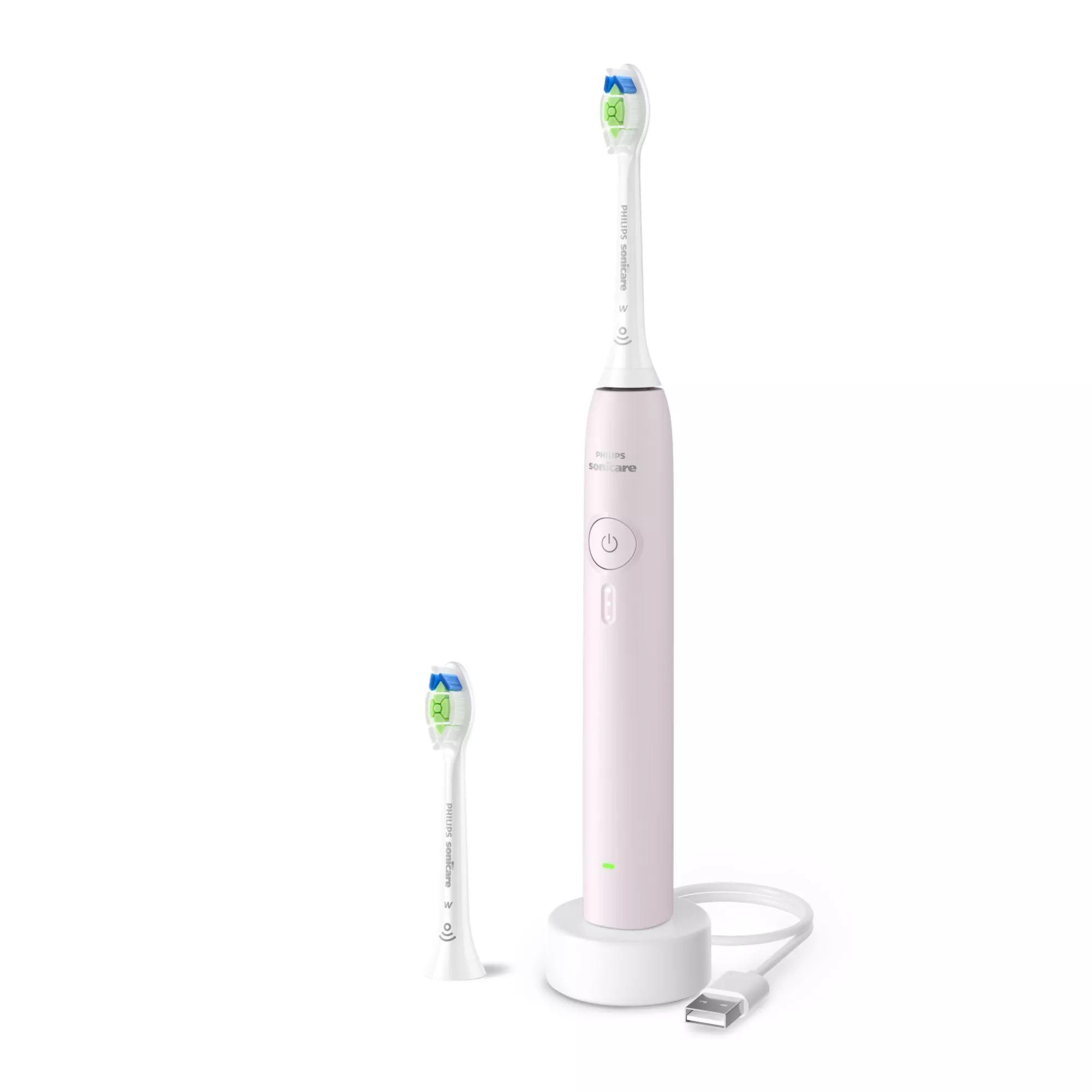 Escova de Dentes Elétrica PHILIPS Sonicare 3100 HX4032/03 (Rosa Claro)