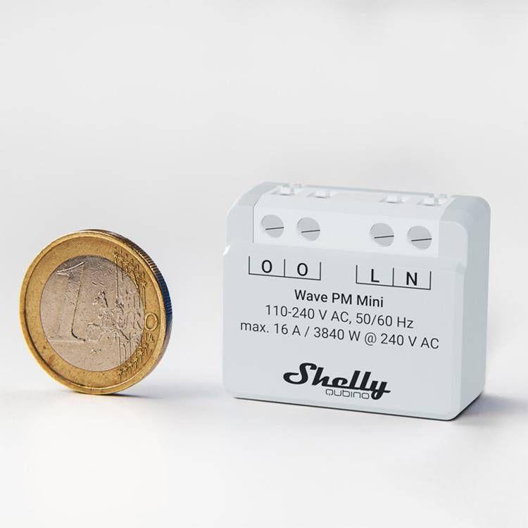 Medidor de Energia SHELLY Wave PM Mini (Plástico - Cinzento), miniatura 3