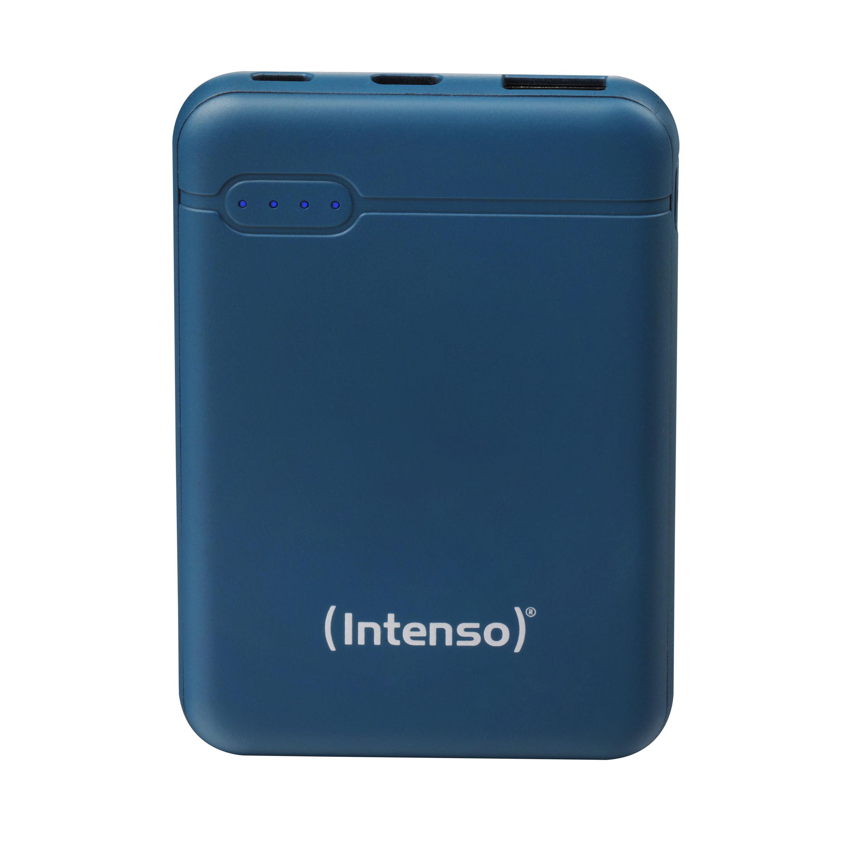 Powerbank INTENSO XS5000 (5000 mAh - Micro-USB e USB Tipo-C - 40" - Azul Petróleo)