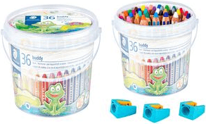 Conjunto de Lápis de Cor STAEDTLER Noris junior 140 C36 (3 Afia-lápis)