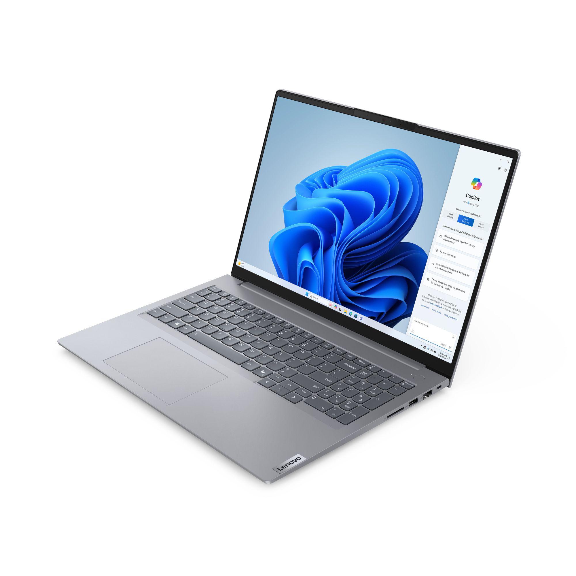 Computador Portátil LENOVO ThinkBook 16 G7 ARP 21MW007VGE (Windows 11 Pro - AMD Ryzen 7 7735HS - 2 x 16 GB - Cinzento) — miniatura 3