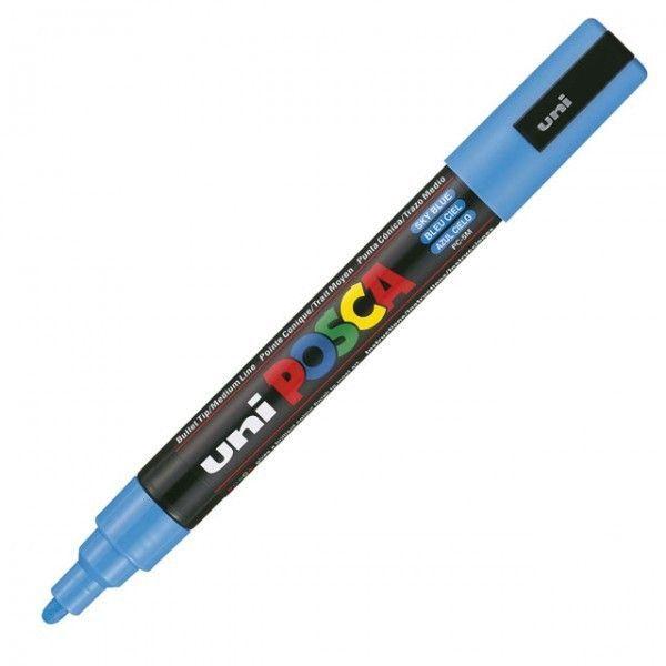 Marcador de Pintura POSCA PC-5M (Plástico - Azul Céu) — miniatura 2
