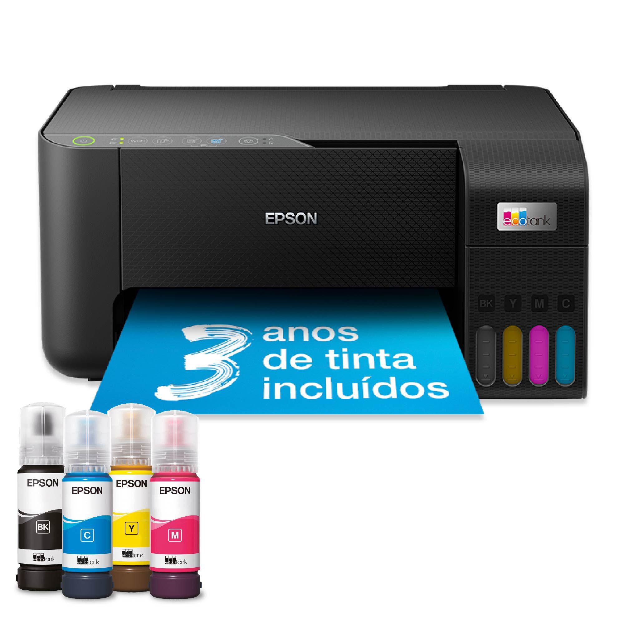 Impressora Multifunções EPSON EcoTank ET-2860 (A4 - Impressão a cores - 100 folhas - Preto) — miniatura 2