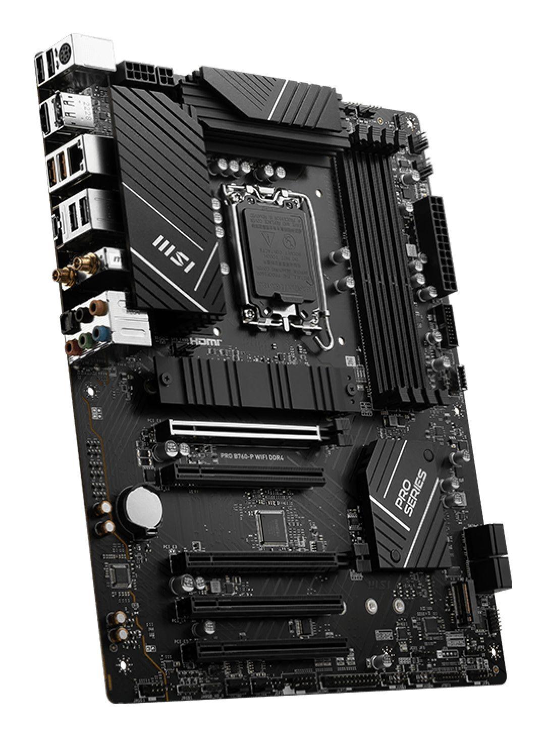 Motherboard MSI PRO B760-P WIFI DDR4 (LGA 1700 - ATX - Duplo canal - Preto), miniatura 4