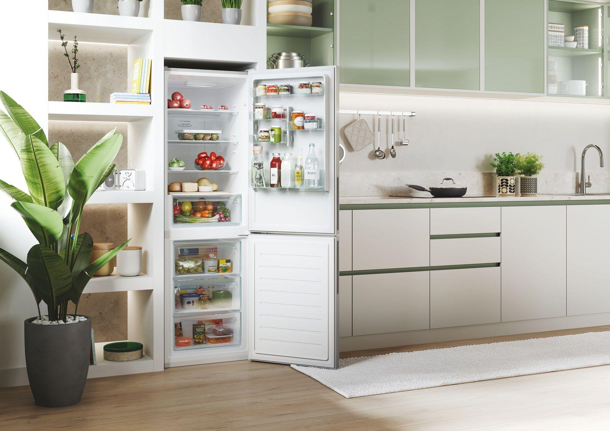 Frigorífico Combinado Independente CANDY CCE4T618ES (341 L - hOn - 185x59,5x65,8 cm - Prateado) — miniatura 12