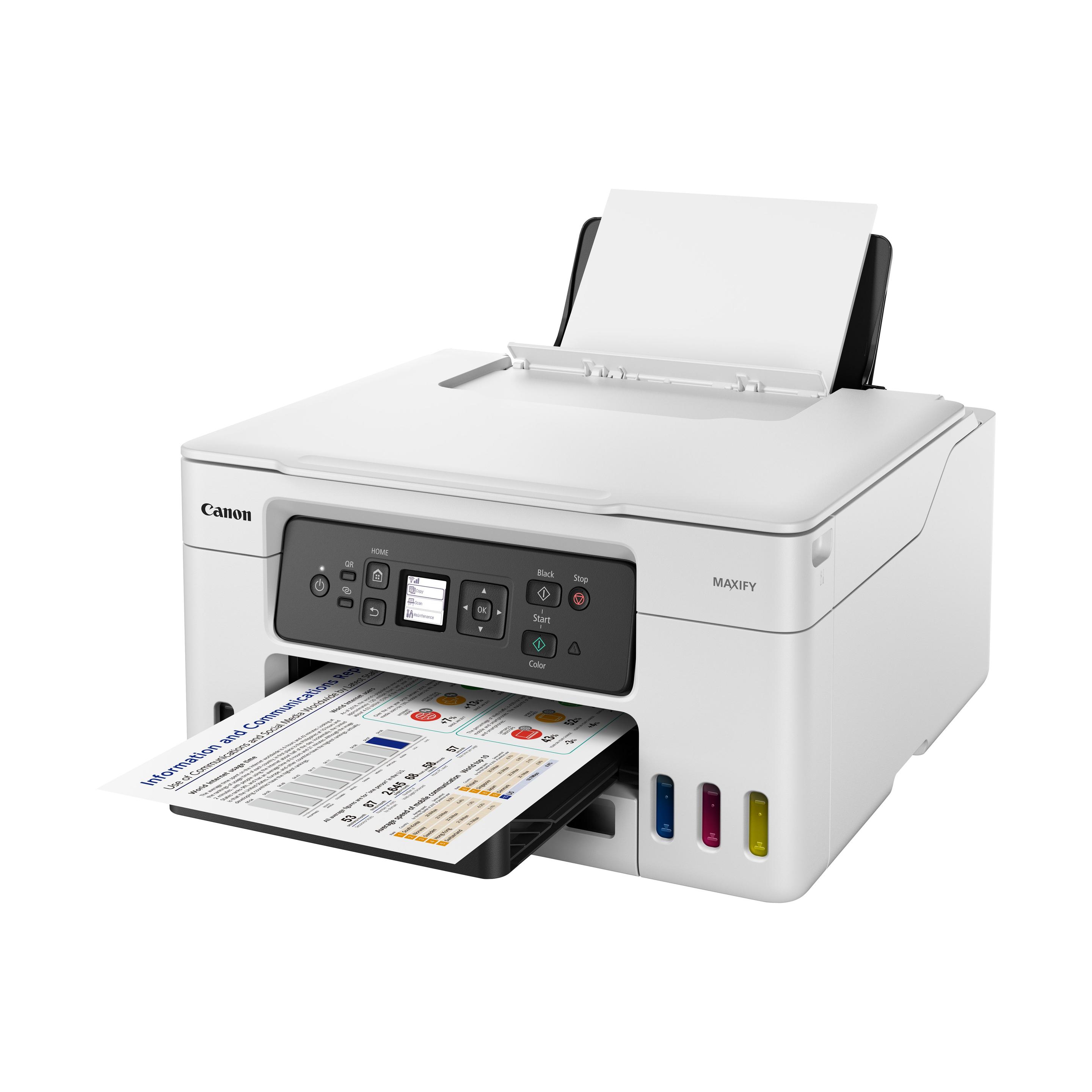 Impressora Multifunções CANON MAXIFY GX3050 (A4 - Impressão a cores - 350 folhas - Preto e Branco), miniatura 2