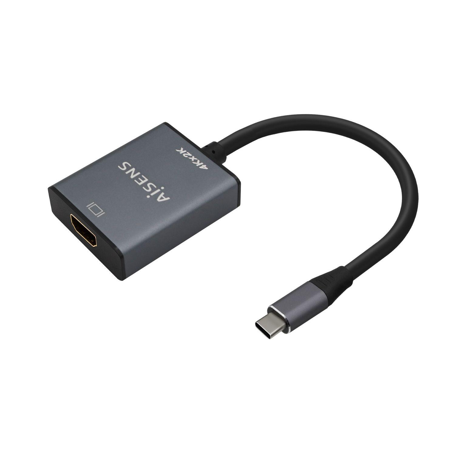 Conversor USB-C para HDMI AISENS A109-0685 (0,15 m - HDMI Type A - USB Type-C - Cinzento)
