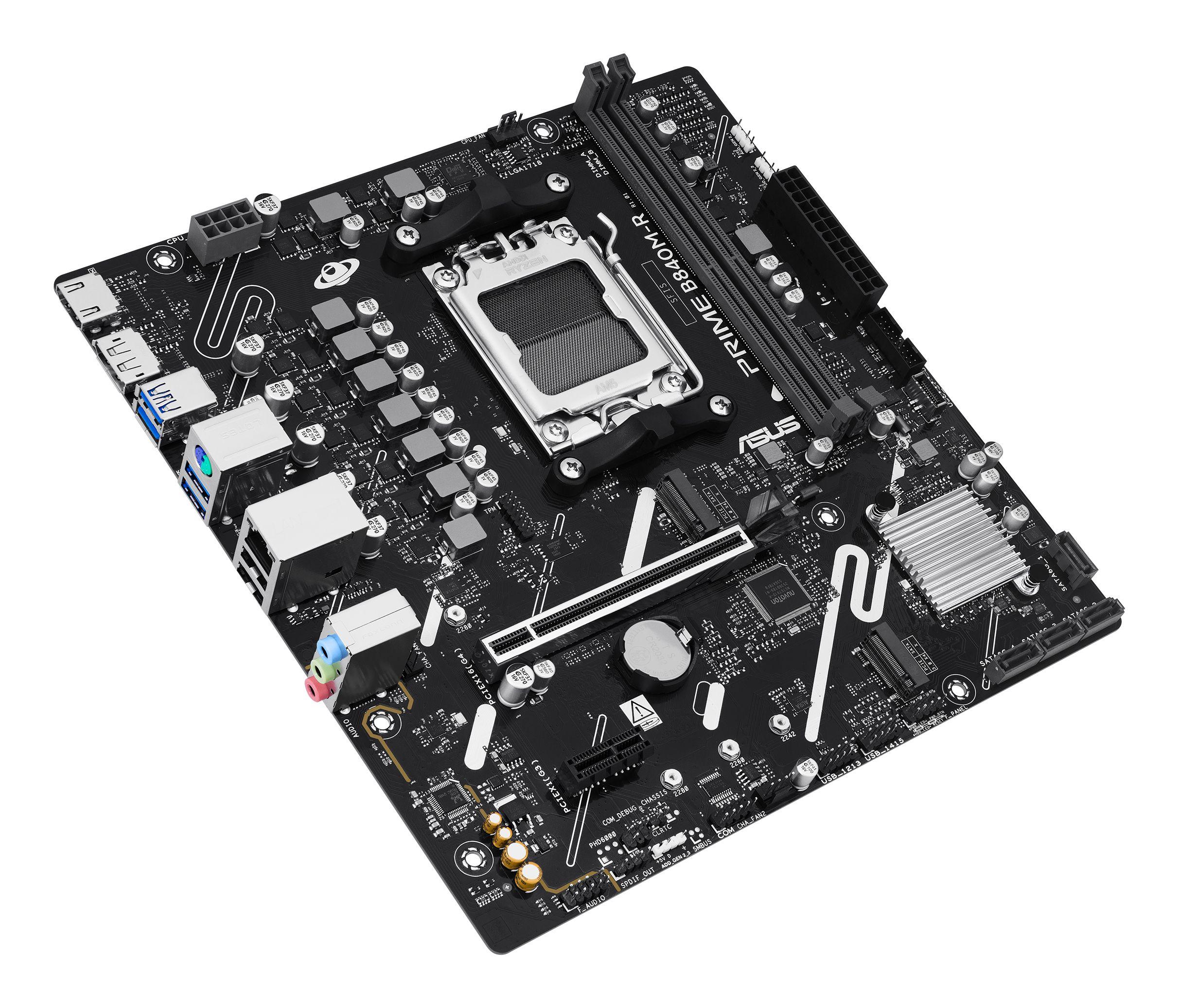Motherboard ASUS PRIME B840M-R (AM5 - micro ATX - 7600 MHz - Multicor) — miniatura 4