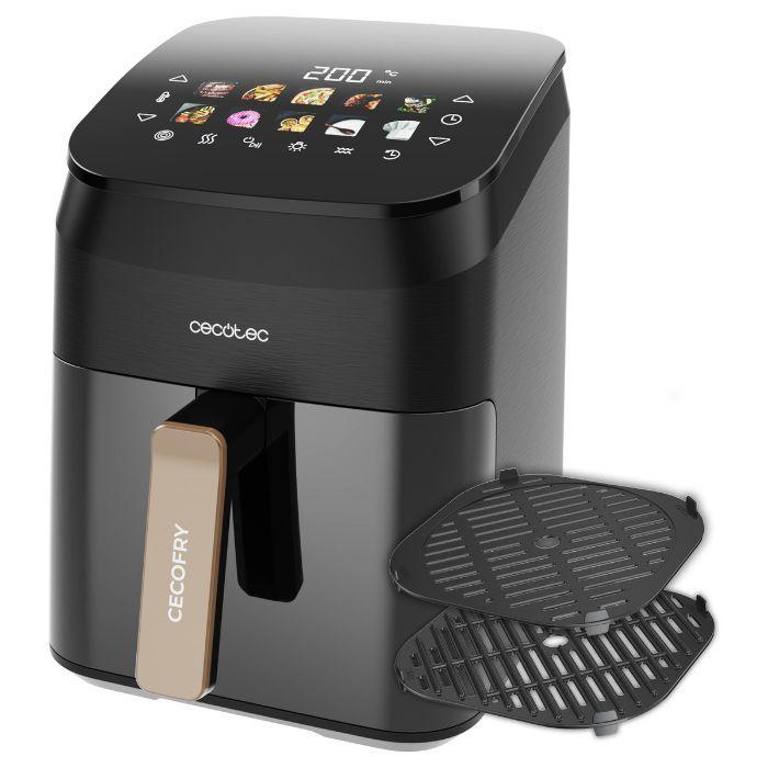 Fritadeira de Ar Quente CECOTEC Cecofry&Grill Smokin' 4500 (1900 W - 200 °C - 40 °C - Preto e Castanho), miniatura 3