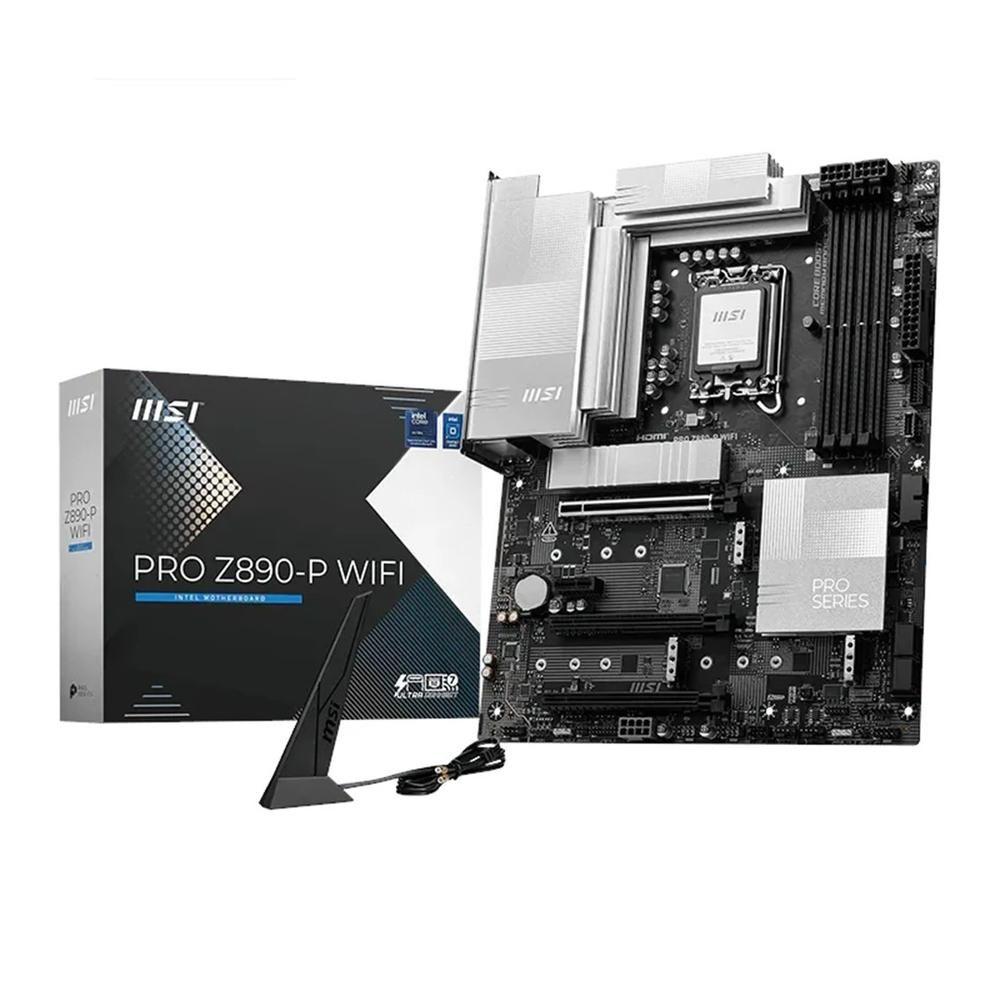 Motherboard MSI PRO Z890-P WiFi6E (LGA 1851 - Intel Core Ultra Série 2 - ATX)